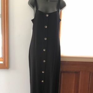 Everyday black summer slip dress!